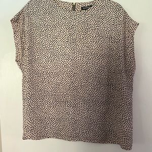 Express Polka Dot short sleeve blouse